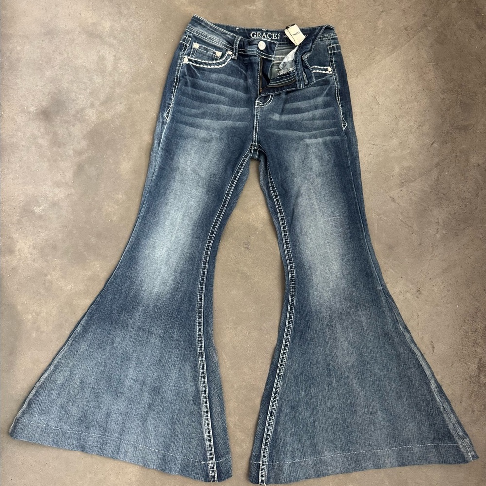 Grace Denim Wide Leg Women's Jeans